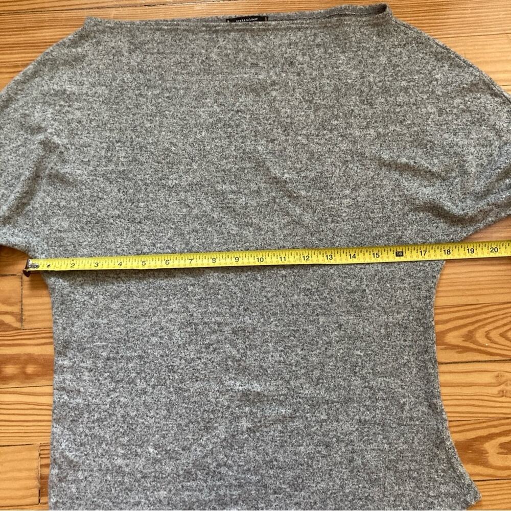 Stella & Dot Sweater Asymmetrical Grey Size Small - Picture 7 of 9